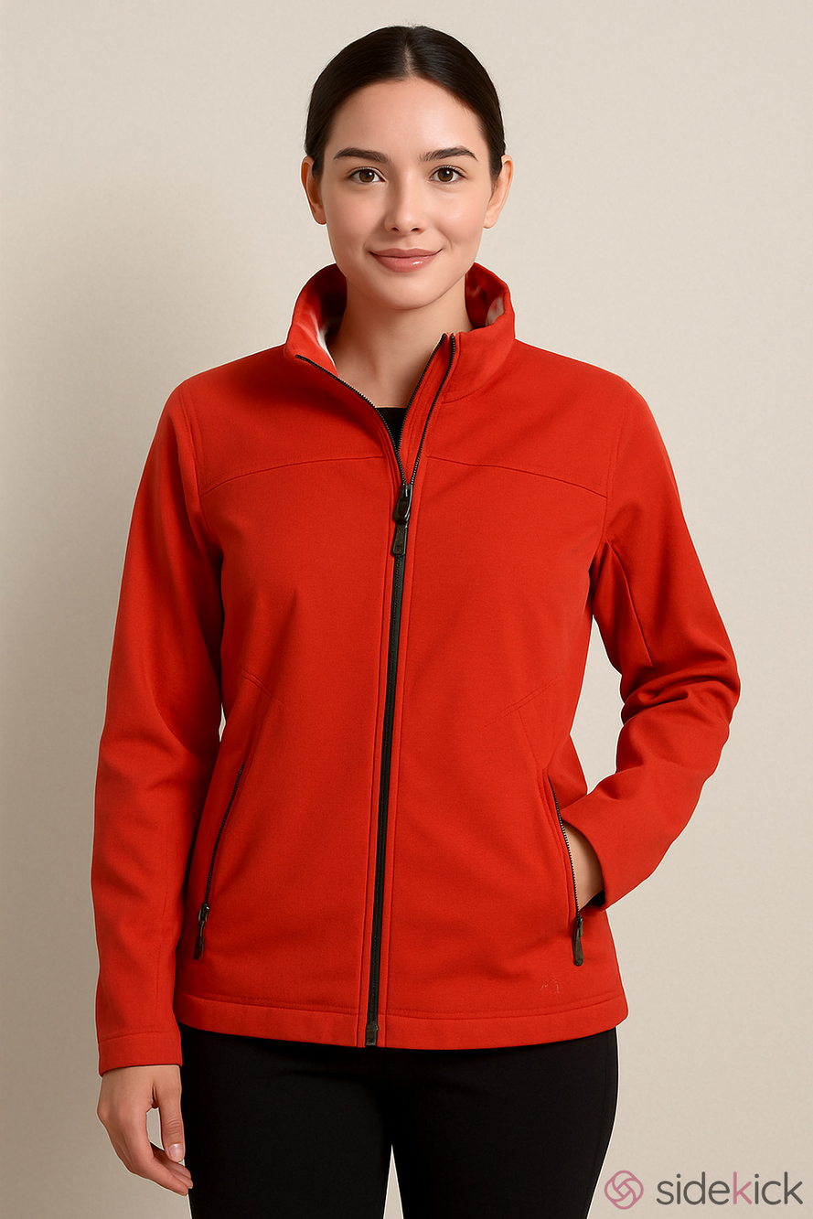 AVIA Lightweight Soft Shell Jacket Colour Orange Size Medium